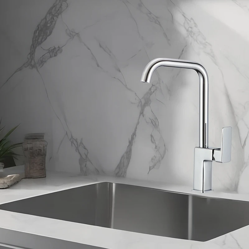 Смеситель для кухни WesnaArt Narcis NAR06-150-25432 Хром латунь