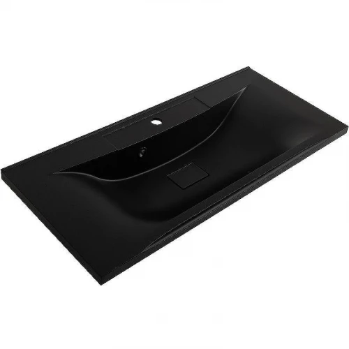 Раковина BelBagno 100 BB1000/445-LV-ART-PR-NERO Черная матовая