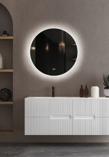 Зеркало Silver Mirrors Саванна 2 77 LED-00002587 с подсветкой с сенсорным выключателем и подогревом стекло