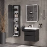 Зеркальный шкаф Equil Eltoro 40 ppELTR40 с подсветкой цвет Черный софт