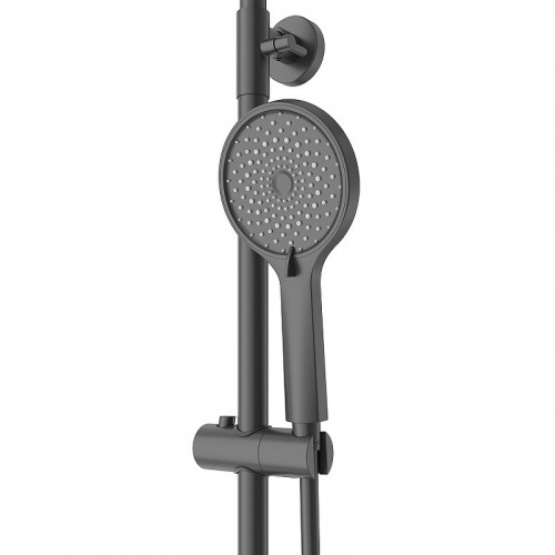 Душевая система Cezares Stylus STYLUS-CD-NOP Черная матовая нержавеющая сталь на стену