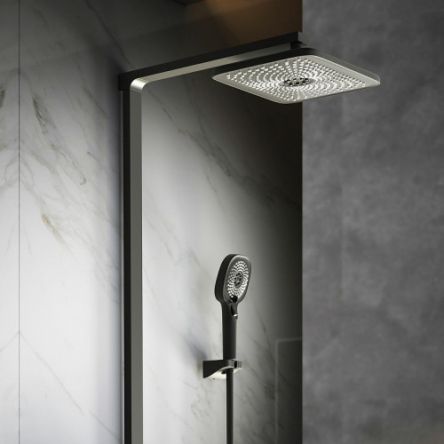 Душевая система Vincea Inspire VSFS-3I13TMB с термостатом Черная матовая латунь на стену