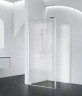 Душевая стенка BelBagno Marmi 90 MARMI-90-FIX-C-Cr профиль Хром стекло прозрачное