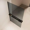 Душевая перегородка Vincea Walk in 90 VSW-1HR900MRB профиль цвет Черный стекло зеркальное