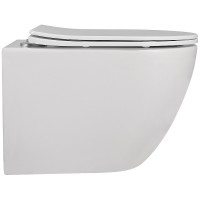 Комплект унитаза с инсталляцией Abber Bequem AC1100-AC0105-AC0120 с сиденьем Микролифт и клавишей смыва Хром фаянс подвесной