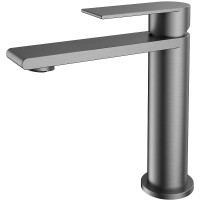 Смеситель для раковины Vincea Vogue (SS) VBF-2VS1GM Вороненая сталь нержавеющая сталь