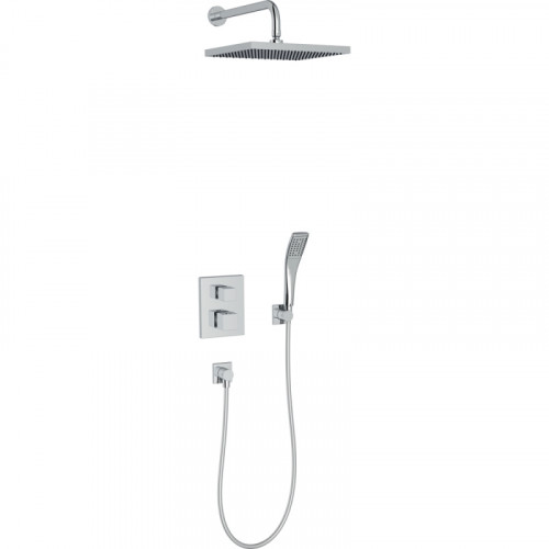 Душевая система Jacob Delafon Modulo E30757-CP с термостатом Хром латунь встраиваемый