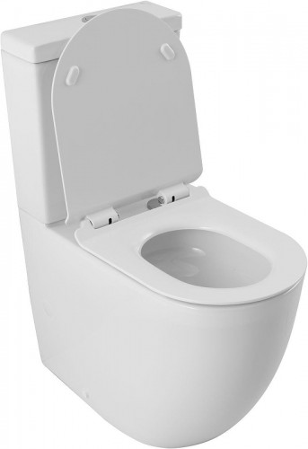 Унитаз компакт Aquanet Zvezda ZV-2-C1 336320 цвет Белый с бачком и сиденьем Микролифт