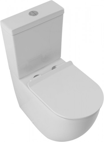 Унитаз компакт Aquanet Zvezda ZV-2-C1 336320 цвет Белый с бачком и сиденьем Микролифт