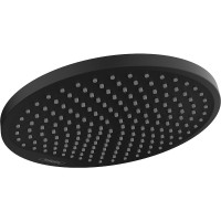 Верхний душ Hansgrohe Crometta S 240 1jet 26723670 Черный матовый пластик на потолок