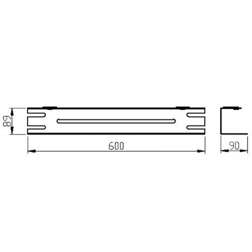 Металлическая полка Boheme Free 10967-SGM Оружейная сталь глянцевая