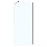 Душевая перегородка Azario Walk-In 110 AZ-251-110-MB-CL профиль Черный матовый стекло прозрачное