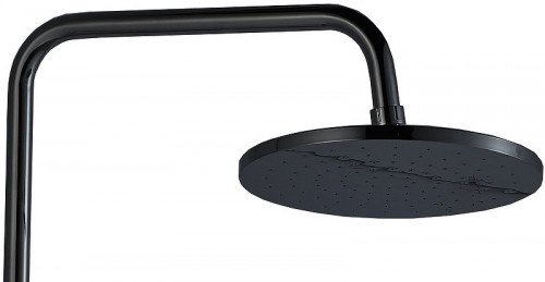 Душевая система Boch Mann Oglio B TS BM9649 с термостатом Черная латунь на стену