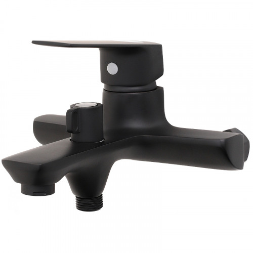 Душевая система Orange Aristo M19-932b Черная латунь на стену