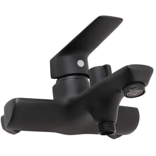 Душевая система Orange Aristo M19-932b Черная латунь на стену