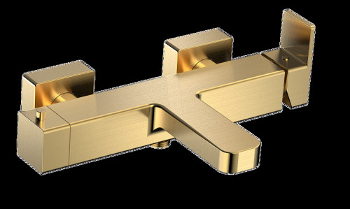 Смеситель для ванны AQUAme Savona AQM6812BG цвет Золото шлифованное