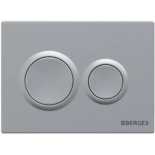 Клавиша смыва Berges Novum O2 040062 Хром матовый