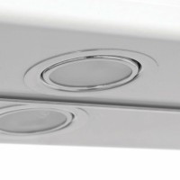 Зеркало со шкафом Style Line Олеандр 2 Люкс 55 ЛС-00000201 с подсветкой Рельеф пастель МДФ / ЛДСП, стекло