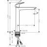 Смеситель для раковины Hansgrohe Logis Fine 71258000 Хром латунь