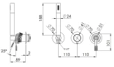 Смеситель для душа Remer Atelier AL97D3PWBBO цвет Белый матовый