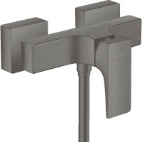 Смеситель для душа Hansgrohe Metropol 32560340 Шлифованный черный хром латунь на стену однорычажный