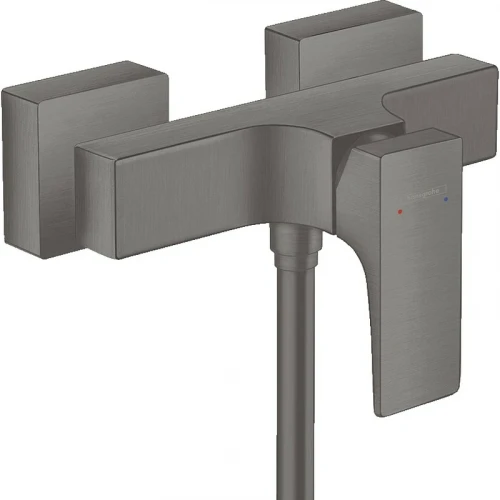 Смеситель для душа Hansgrohe Metropol 32560340 Шлифованный черный хром латунь на стену