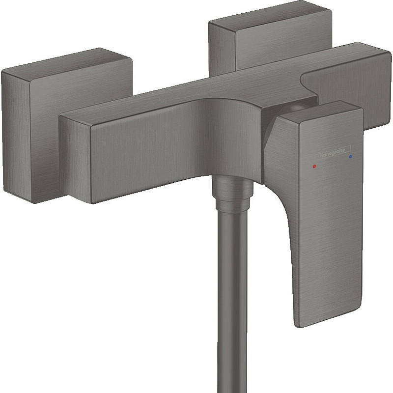 Смеситель для душа Hansgrohe Metropol 32560340 Шлифованный черный хром латунь на стену