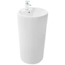Раковина WeltWasser Leerbach 4646 GL-WT 46 10000005491 Белый глянец фаянс напольный