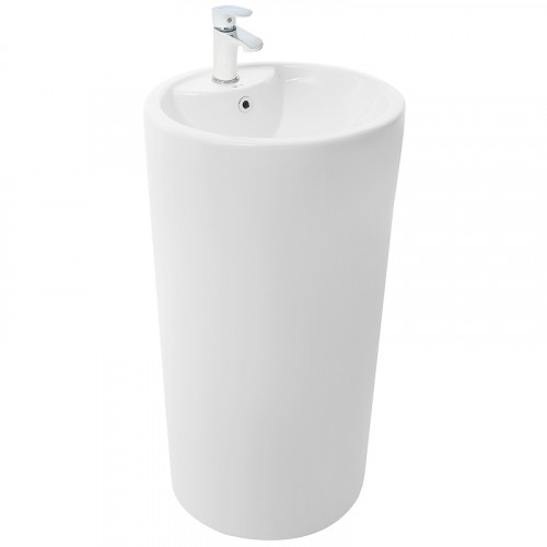 Раковина WeltWasser Leerbach 4646 GL-WT 46 10000005491 Белый глянец фаянс напольный