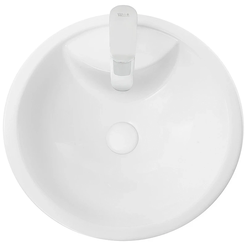 Раковина WeltWasser Leerbach 4646 GL-WT 46 10000005491 Белый глянец фаянс напольный