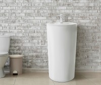 Раковина WeltWasser Leerbach 4646 GL-WT 46 10000005491 Белый глянец фаянс напольный
