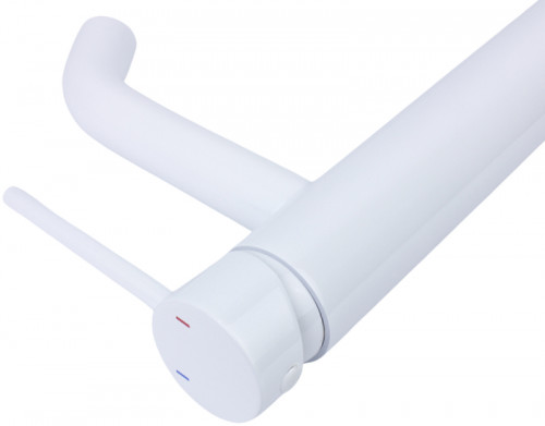 Смеситель для раковины Bronze de Luxe Scandi 1452W Белый глянцевый латунь