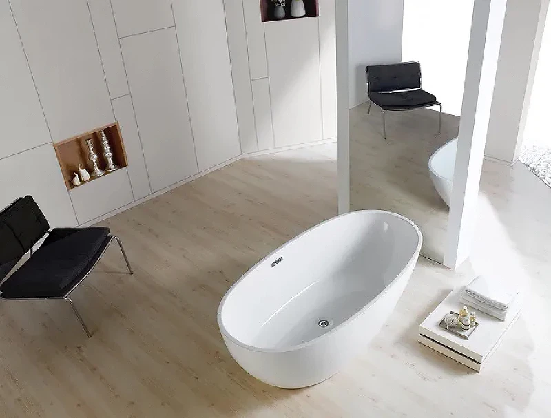 Акриловая ванна Azario Leeds 170x85 LEE17085 без гидромассажа