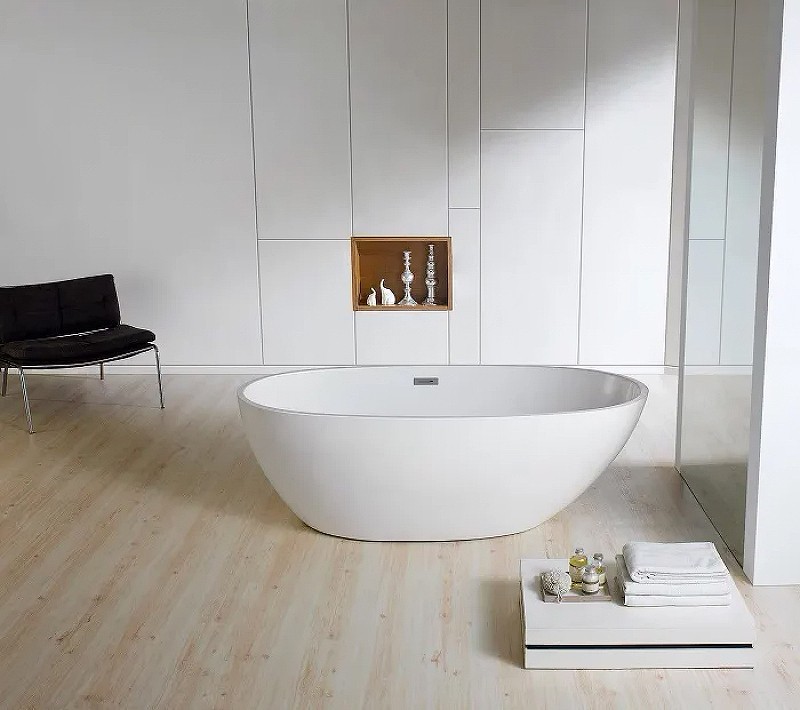 Акриловая ванна Azario Leeds 170x85 LEE17085 без гидромассажа