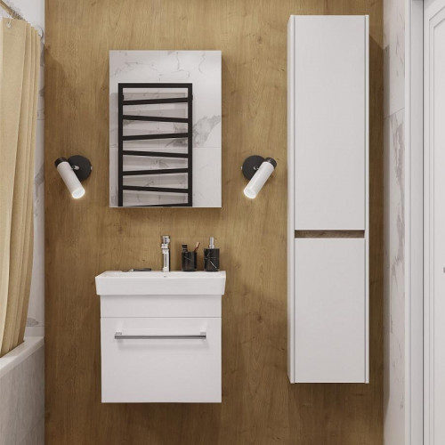 Тумба под раковину Aquaton Поль 50 1A263701PF010 подвсная цвет Белый