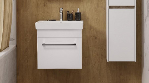 Тумба под раковину Aquaton Поль 50 1A263701PF010 подвсная цвет Белый