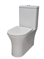 Унитаз компакт Gid Concavo Tn2126 62246Y цвет Белый с бачком и сиденьем Микролифт
