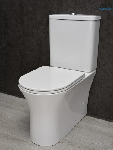 Унитаз компакт Gid Concavo Tn2126 62246Y цвет Белый с бачком и сиденьем Микролифт