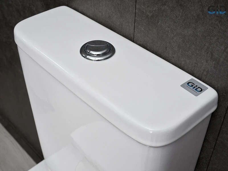 Унитаз компакт Gid Concavo Tn2126 62246Y цвет Белый с бачком и сиденьем Микролифт