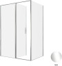 Душевой уголок Allen Brau Priority 140x100 3.31034.00+3.31046.00 цвет профиля Хром стекло прозрачное