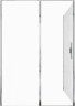 Душевой уголок Allen Brau Priority 140x100 3.31034.00+3.31046.00 цвет профиля Хром стекло прозрачное