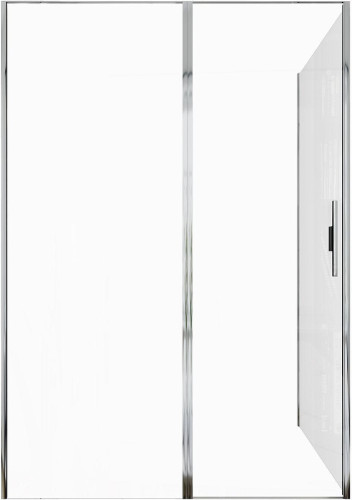 Душевой уголок Allen Brau Priority 140x100 3.31034.00+3.31046.00 цвет профиля Хром стекло прозрачное