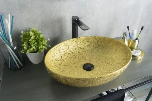 Раковина-чаша Gid Lago 50 Nc444 52233 цвет Золото
