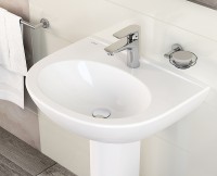 Раковина Vitra Zentrum 60 5786B003-0001 Белая фарфор подвесная