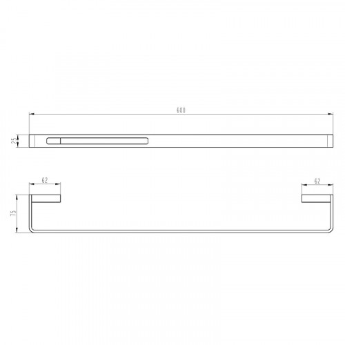 Полотенцедержатель Boheme Q 10942-MW Белый матовый