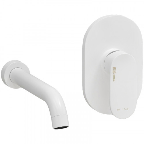 Смеситель для раковины WasserKRAFT A85593 Белый матовый латунь встраиваемый