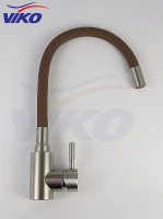 Смеситель для кухни Viko V-4458 Нержавеющая сталь Коричневый