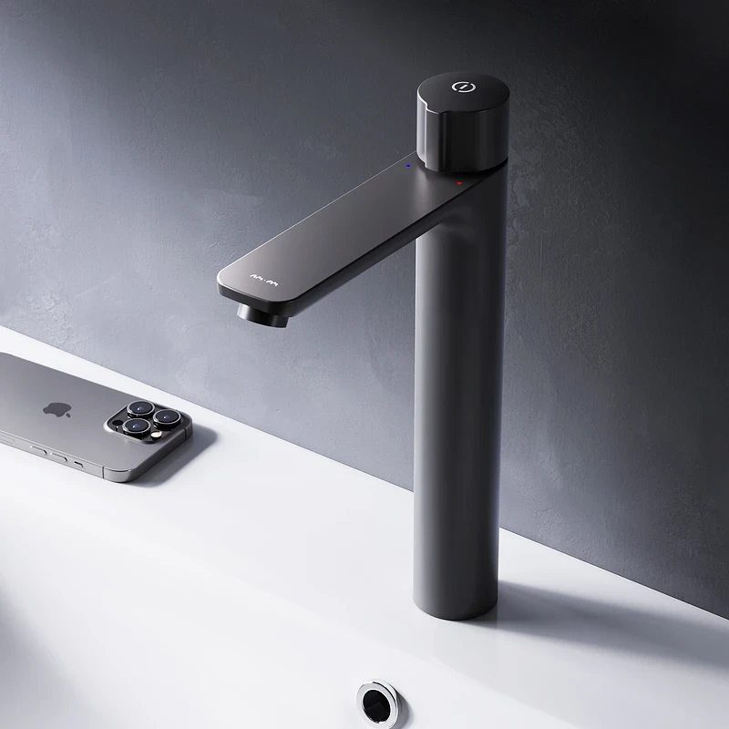 Смеситель для раковины AM.PM X-Joy F85A92522 Черный матовый латунь