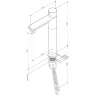 Смеситель для раковины AM.PM X-Joy F85A92522 Черный матовый латунь