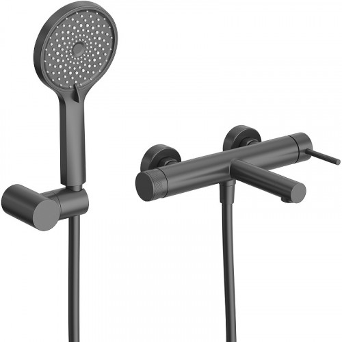 Смеситель для ванны Cezares Relax RELAX-VD-NOP Черный матовый нержавеющая сталь на стену